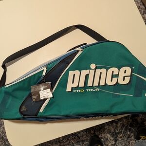 Prince Pro Tour Green Tennis Zippered Bag